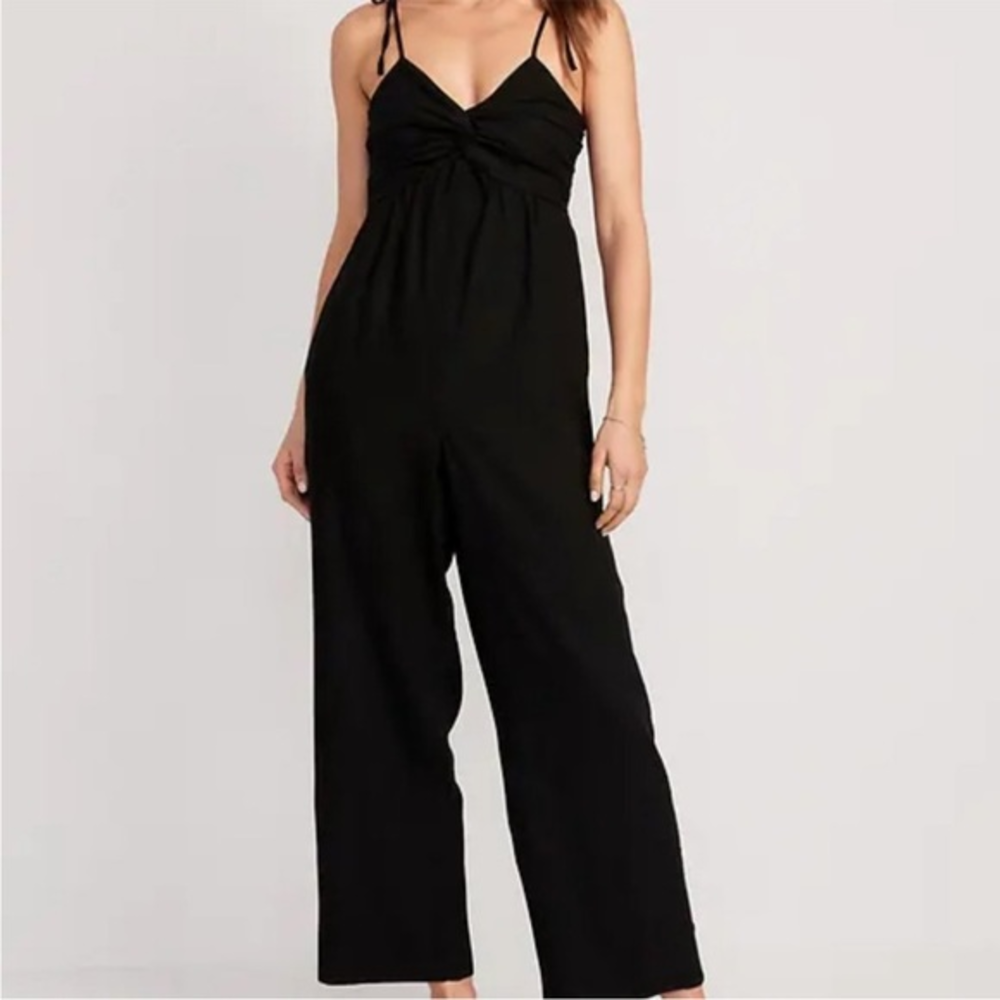 Old Navy Black Spaghetti-Strap Jumpsuit